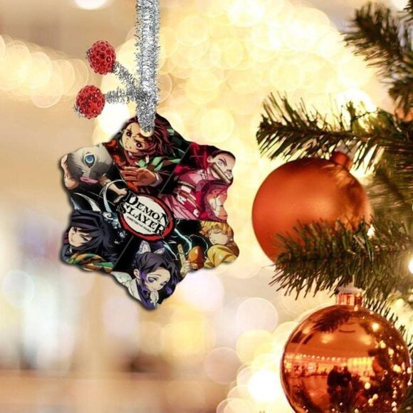 Anime Character Christmas Ornament - Porcelain - Brand New - Picture 1 of 6